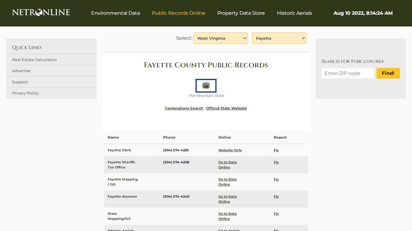 NETR Online • Fayette • Fayette Public Records, Search ...